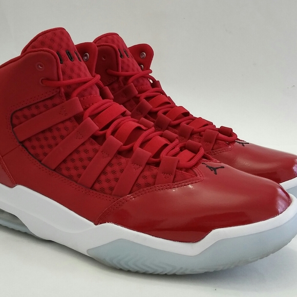 red aura jordans